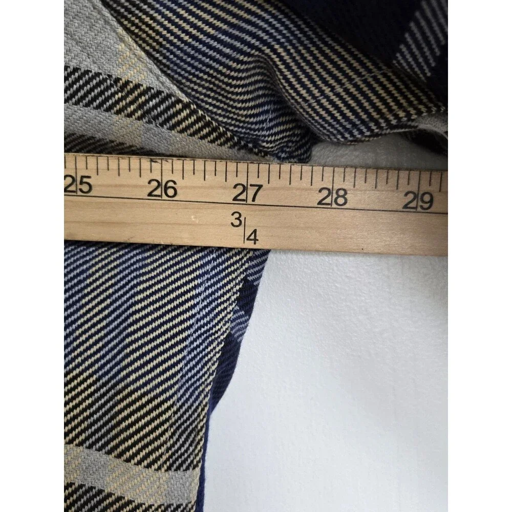 Vintage Abercrombie & Fitch Coat Mens M Plaid Ranch Barn Chore Warm Fall Winter